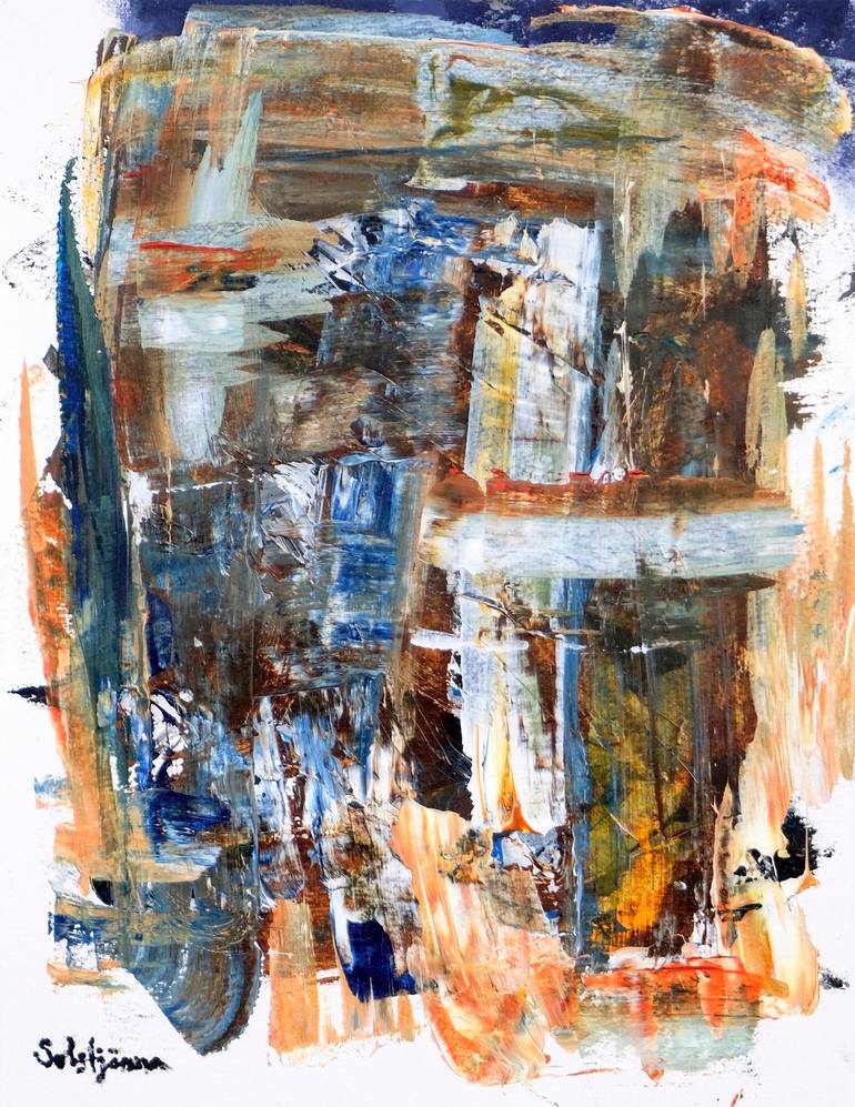 The Pursuit of Happiness 001 Painting by Richard Solstjärna