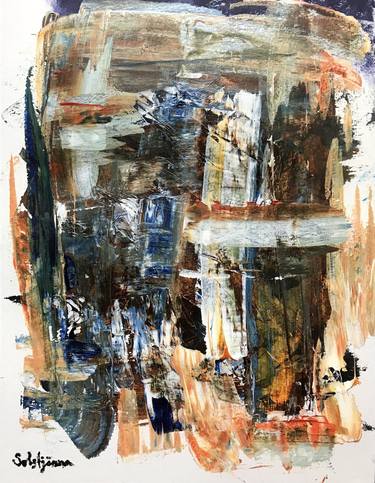 Original Abstract Expressionism Abstract Paintings by Richard Solstjärna