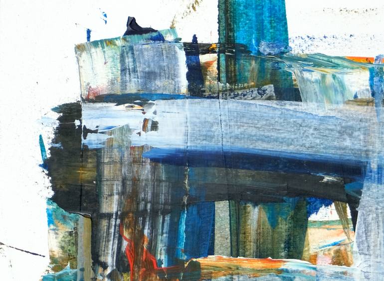 Original Abstract Expressionism Abstract Painting by Richard Solstjärna