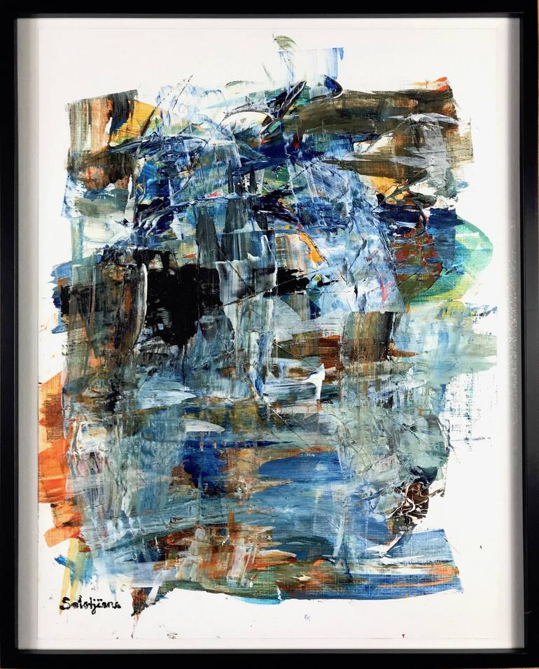 Original Contemporary Abstract Painting by Richard Solstjärna