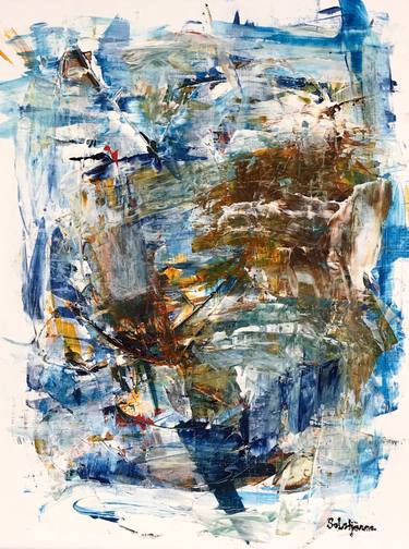 Original Abstract Expressionism Abstract Paintings by Richard Solstjärna
