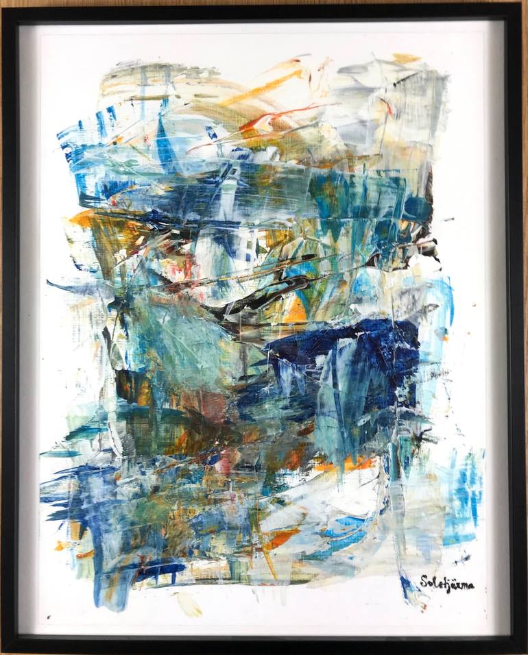 Original Contemporary Abstract Painting by Richard Solstjärna