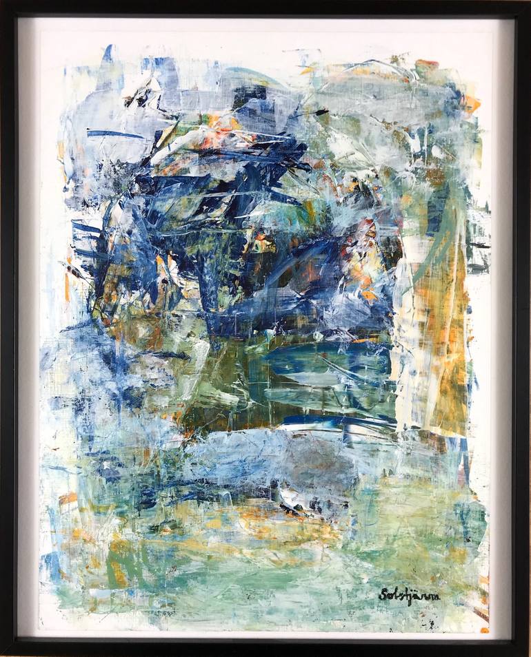 Original Contemporary Abstract Painting by Richard Solstjärna