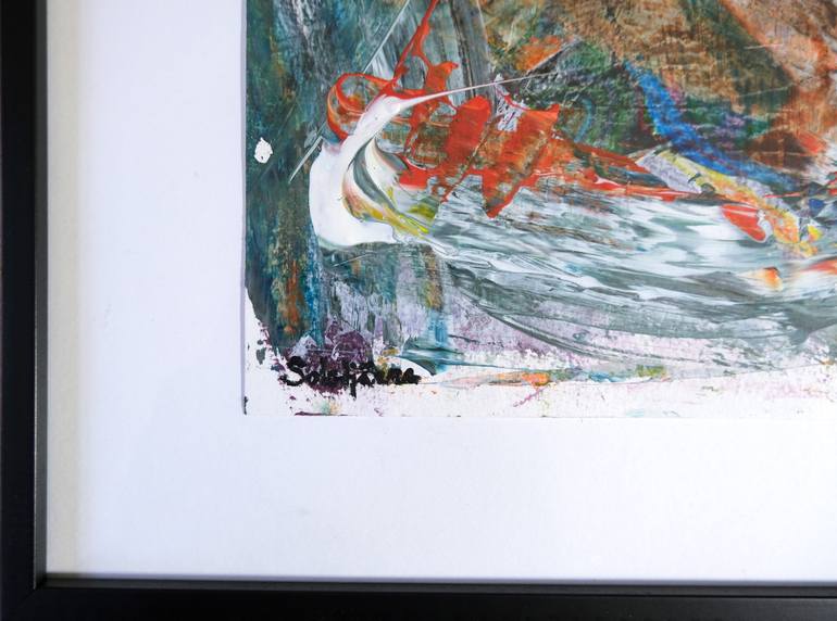 Original Abstract Expressionism Abstract Painting by Richard Solstjärna