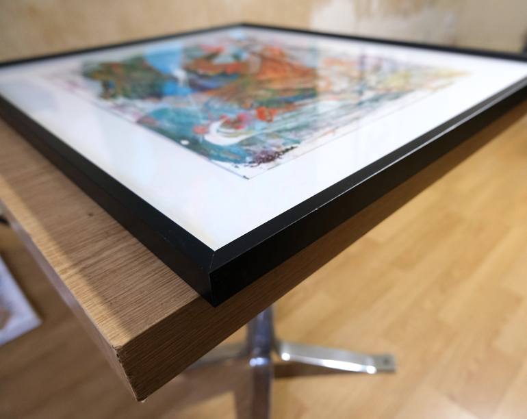 Original Abstract Expressionism Abstract Painting by Richard Solstjärna