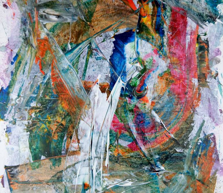 Original Abstract Expressionism Abstract Painting by Richard Solstjärna