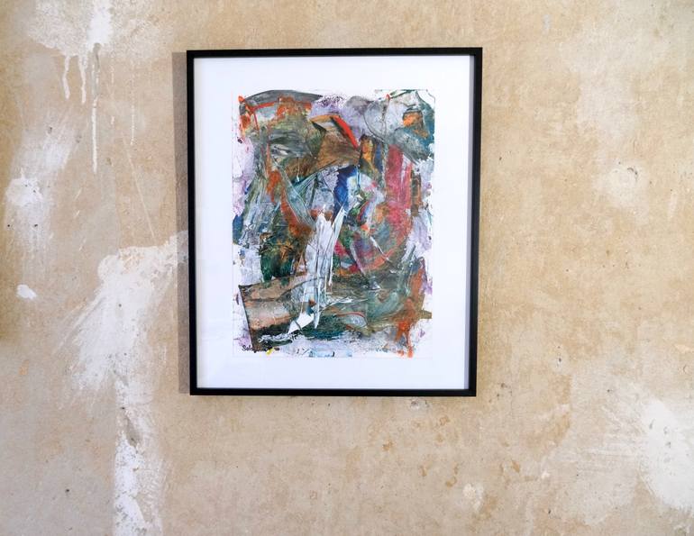 Original Abstract Expressionism Abstract Painting by Richard Solstjärna