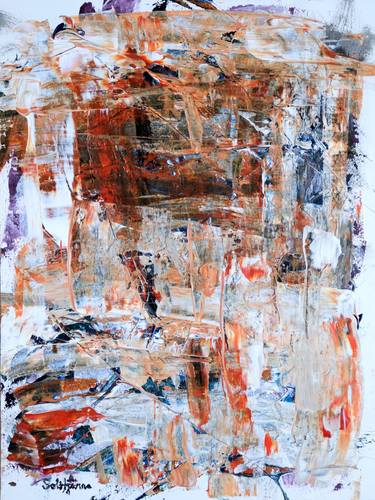 Original Painterly Abstraction Abstract Painting by Richard Solstjärna