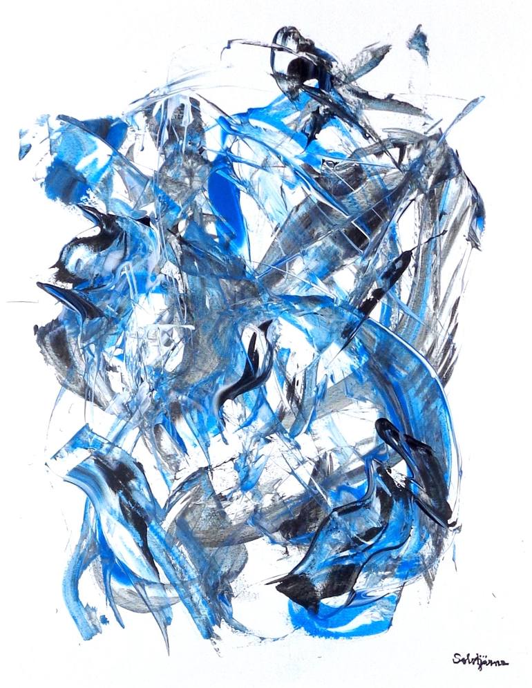 Original Abstract Expressionism Abstract Paintings by Richard Solstjärna