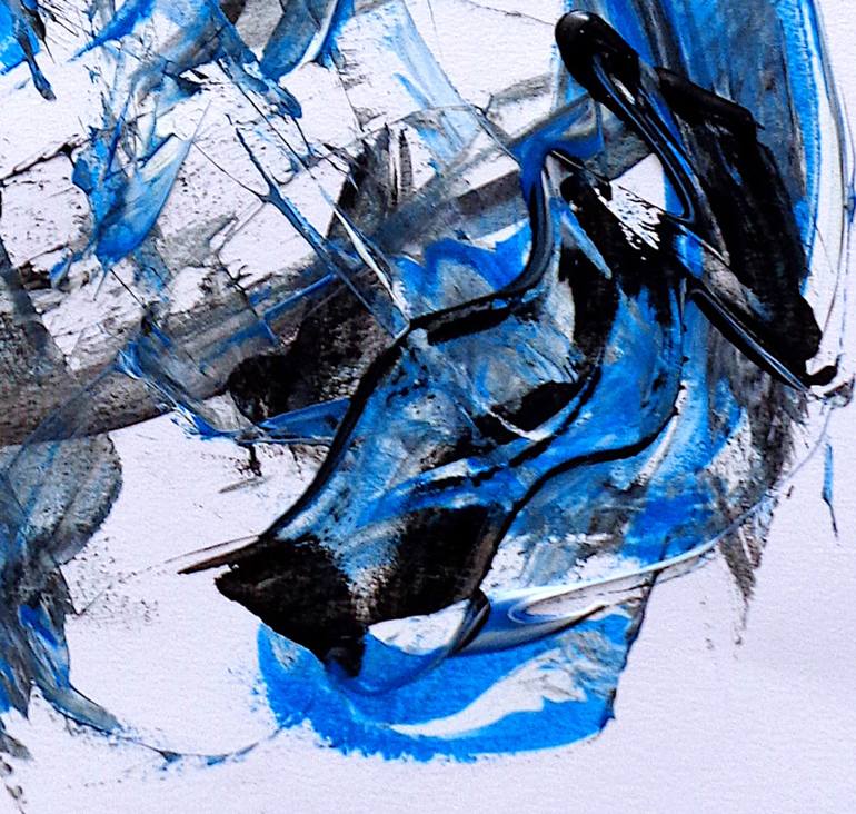 Original Abstract Expressionism Abstract Painting by Richard Solstjärna