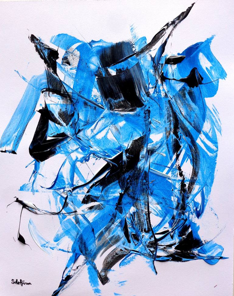 Original Abstract Painting by Richard Solstjärna