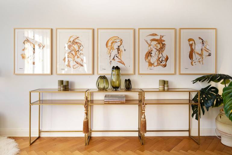 Original Abstract Expressionism Abstract Painting by Richard Solstjärna