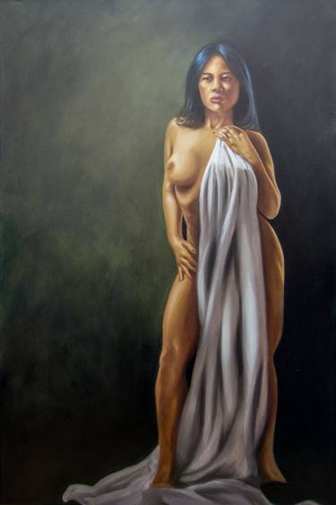 Original Realism Nude Paintings by Jaime Fuentes