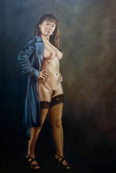 Original Realism Nude Paintings by Jaime Fuentes