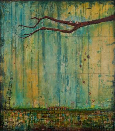 Print of Abstract Expressionism Nature Paintings by Sandra Dawson