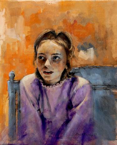 Original Figurative Portrait Paintings by David Farrés Calvo