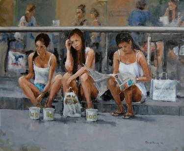 Original People Paintings by David Farrés Calvo