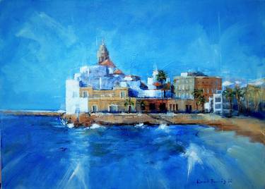 Original Documentary Beach Paintings by David Farrés Calvo