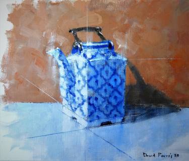 Original Figurative Still Life Paintings by David Farrés Calvo