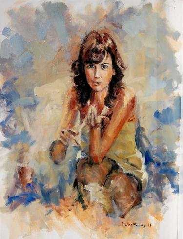 Original Figurative Portrait Paintings by David Farrés Calvo