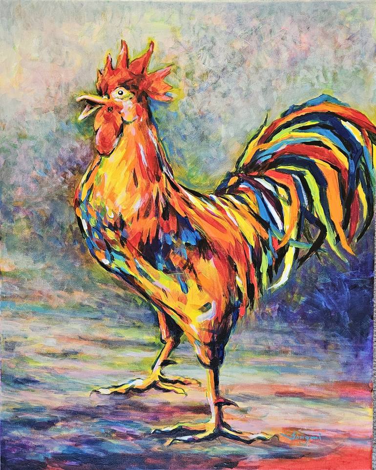 Original Animal Painting by Songmi Heart