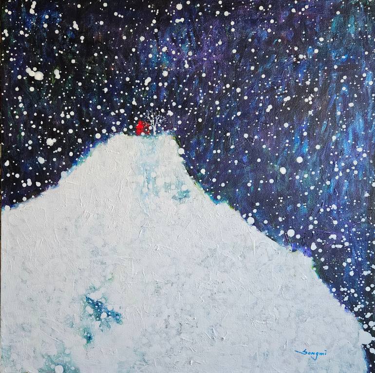 Original Conceptual Nature Painting by Songmi Heart