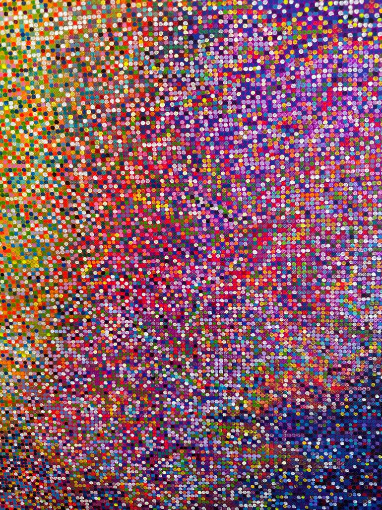 Original Abstract Expressionism Abstract Painting by Songmi Heart