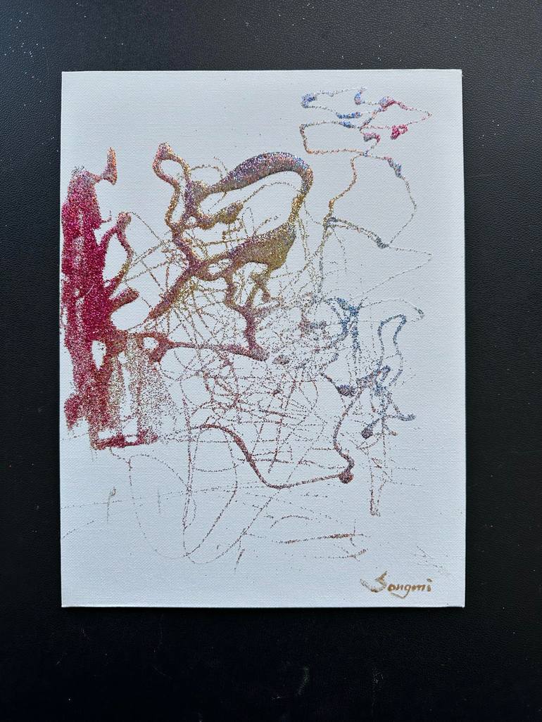 Original Expressionism Abstract Painting by Songmi Heart