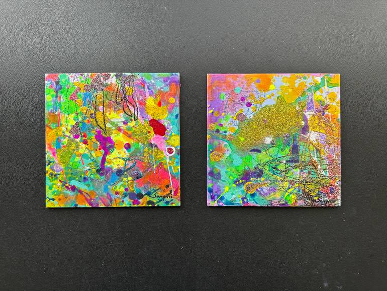 Original Contemporary Abstract Painting by Songmi Heart