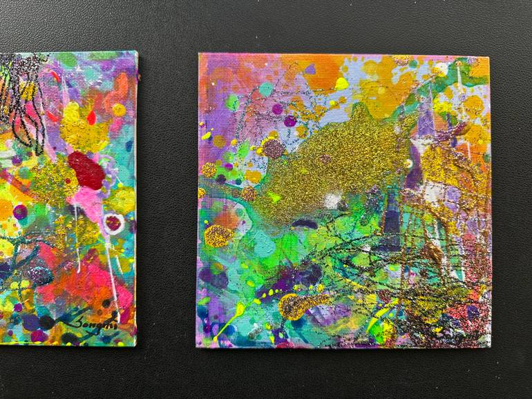 Original Contemporary Abstract Painting by Songmi Heart