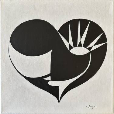 Original Abstract Painting by Songmi Heart