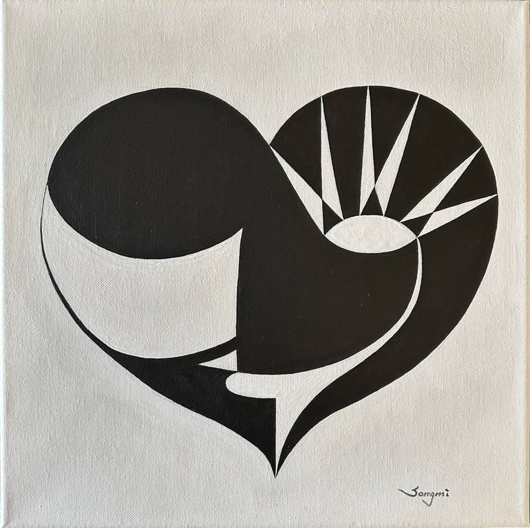 Original Abstract Painting by Songmi Heart