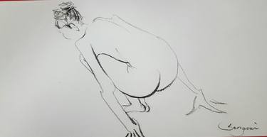 Print of Nude Drawings by Songmi Heart