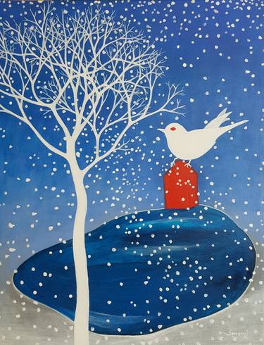 Saatchi Art Artist Songmi Heart; Painting, “Winter Pond #873” #art