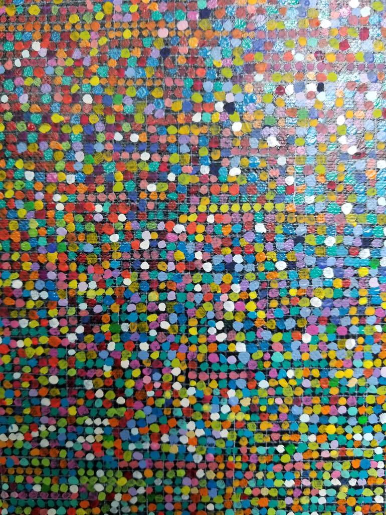 Original Conceptual Abstract Painting by Songmi Heart
