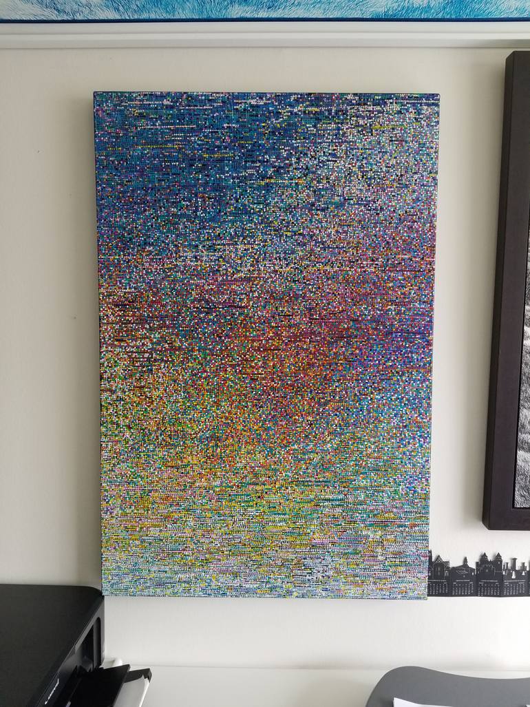 Original Conceptual Abstract Painting by Songmi Heart