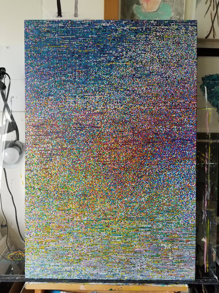 Original Conceptual Abstract Painting by Songmi Heart
