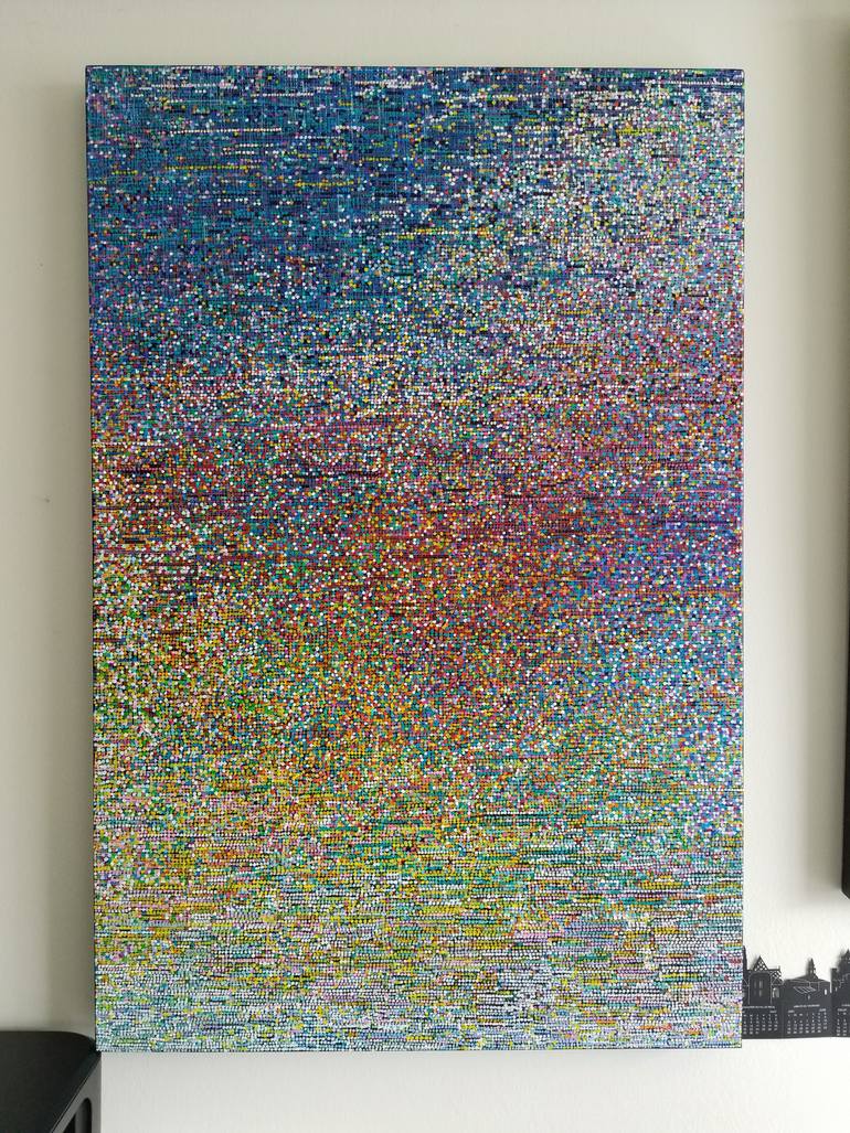 Original Conceptual Abstract Painting by Songmi Heart
