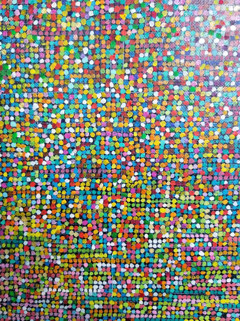Original Conceptual Abstract Painting by Songmi Heart