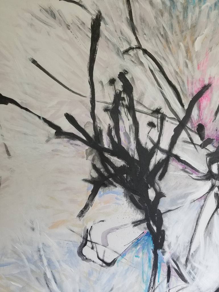 Original Conceptual Abstract Painting by Songmi Heart