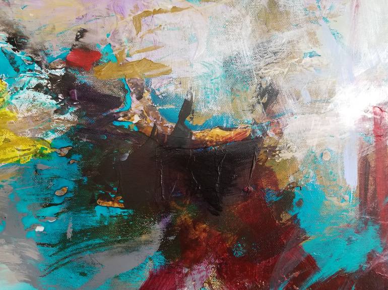 Original Expressionism Abstract Painting by Songmi Heart