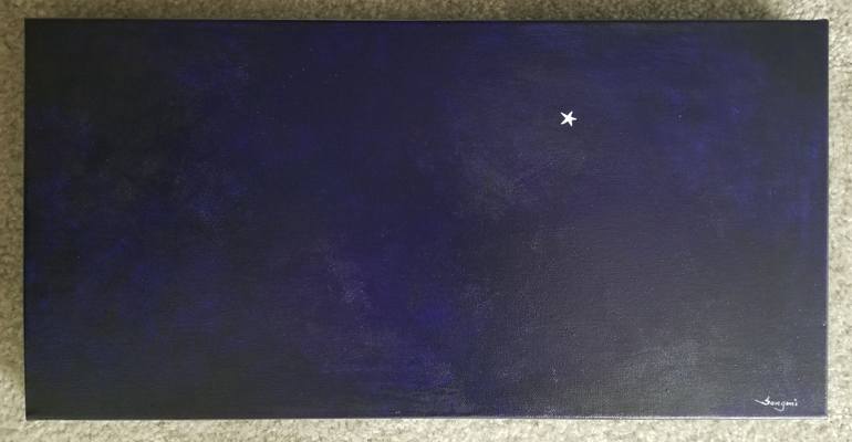 Original Abstract Nature Painting by Songmi Heart