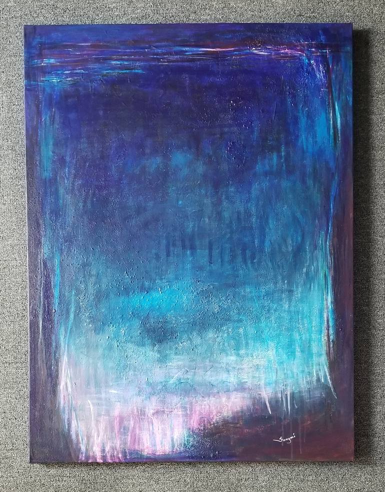 Original Conceptual Abstract Painting by Songmi Heart