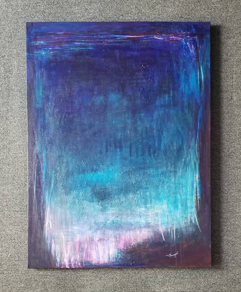 Original Conceptual Abstract Painting by Songmi Heart