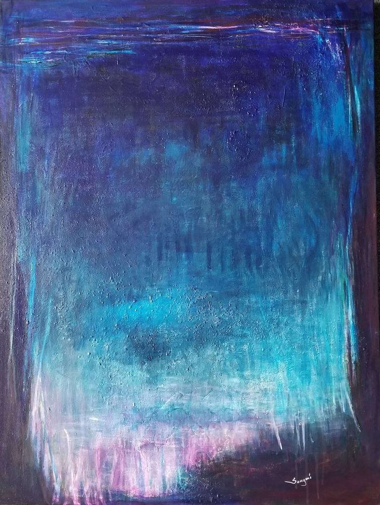 Original Conceptual Abstract Painting by Songmi Heart