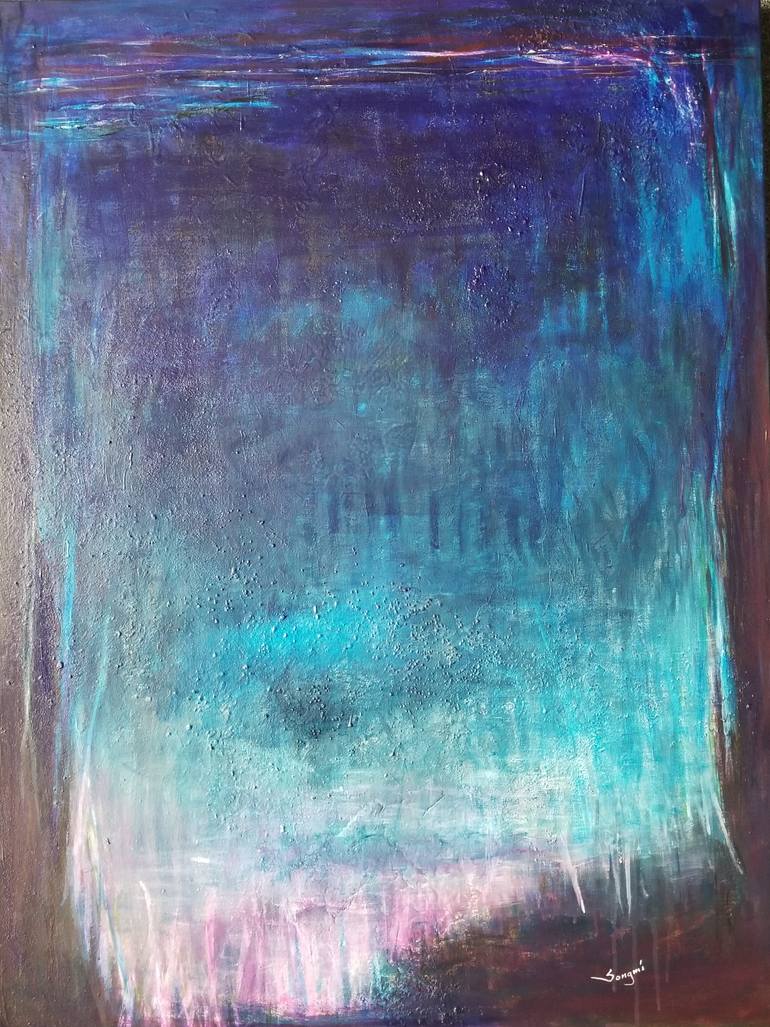 Original Conceptual Abstract Painting by Songmi Heart