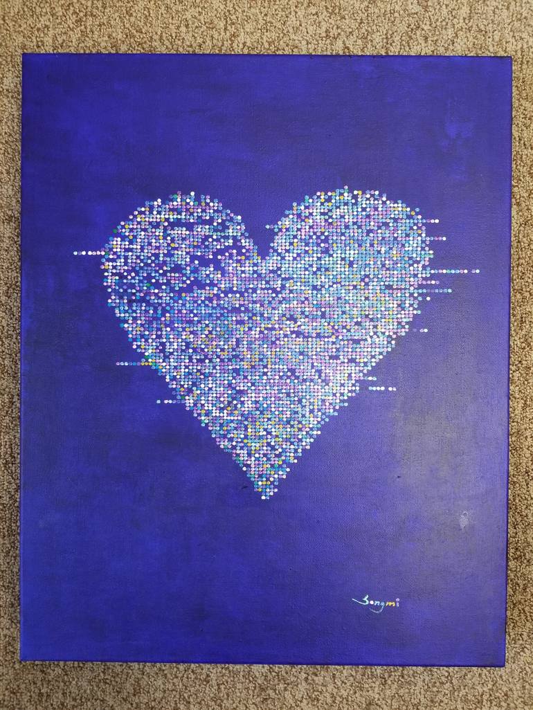 Original Abstract Painting by Songmi Heart