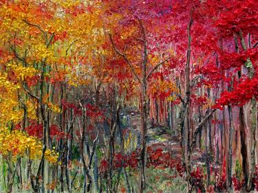 Original Expressionism Seasons Paintings by KARIN BEST