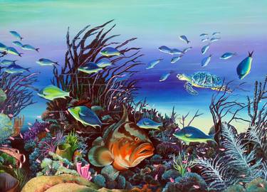 Print of Realism Fish Paintings by KARIN BEST
