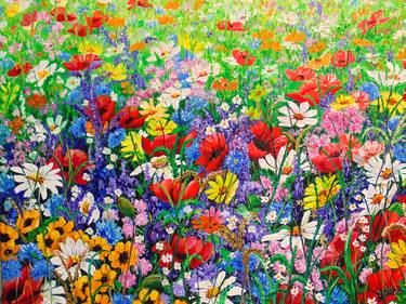 Original Realism Floral Paintings by KARIN BEST